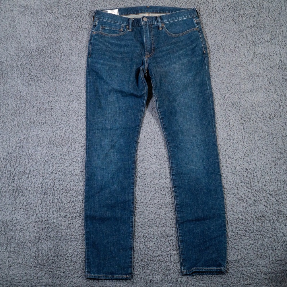 Gap Jeans Mens 31x32 Blue Skinny 1969 Stretch Casual